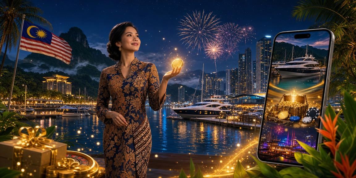 Akses kasino langsung dari telefon bimbit di Langkawi Malaysia tema batik